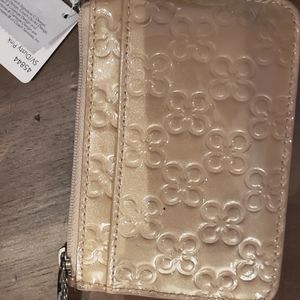 Coach Embossed Patent Medium Skinny